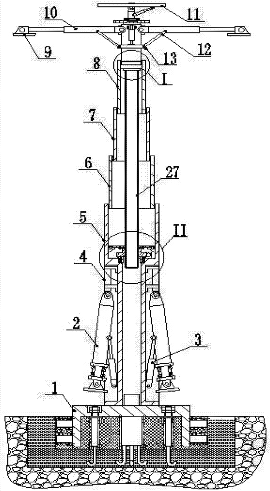 Intelligent anti-seismic streetlamp pole