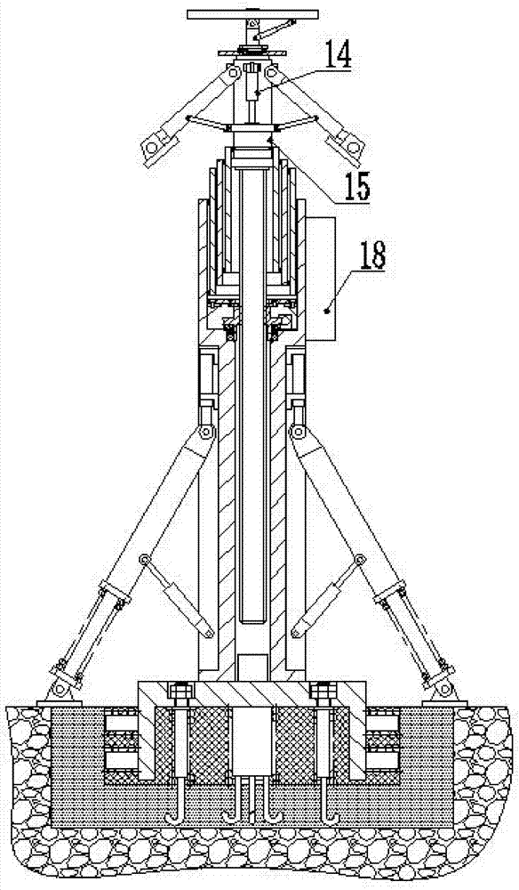 Intelligent anti-seismic streetlamp pole