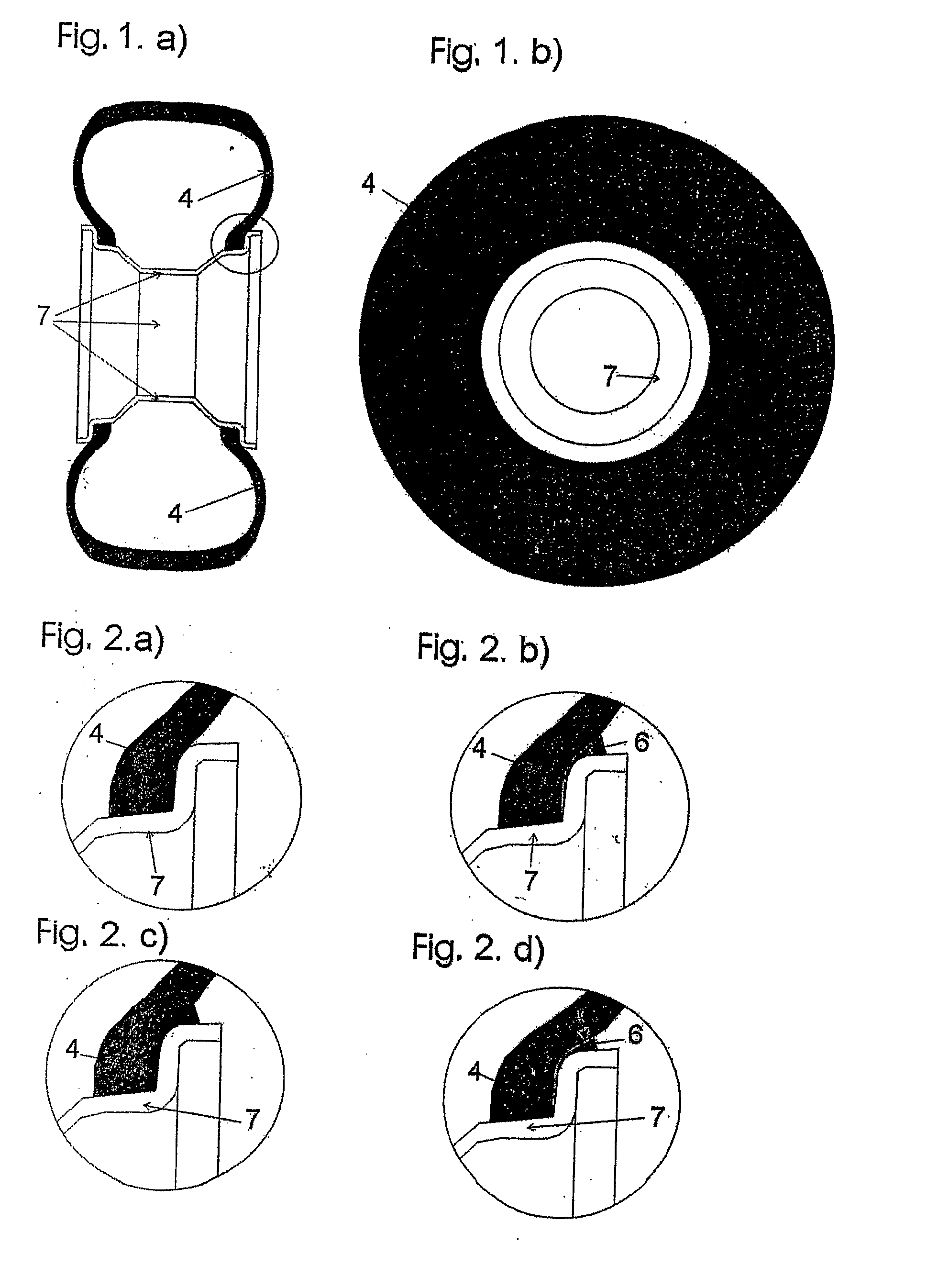 Chamber of a peristaltic pump for tire pressure adjustment