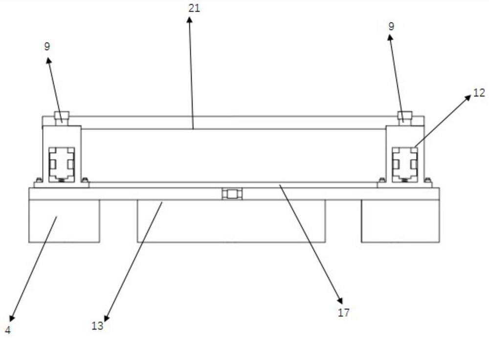 Test device for fire damage of steel cable structure and use method