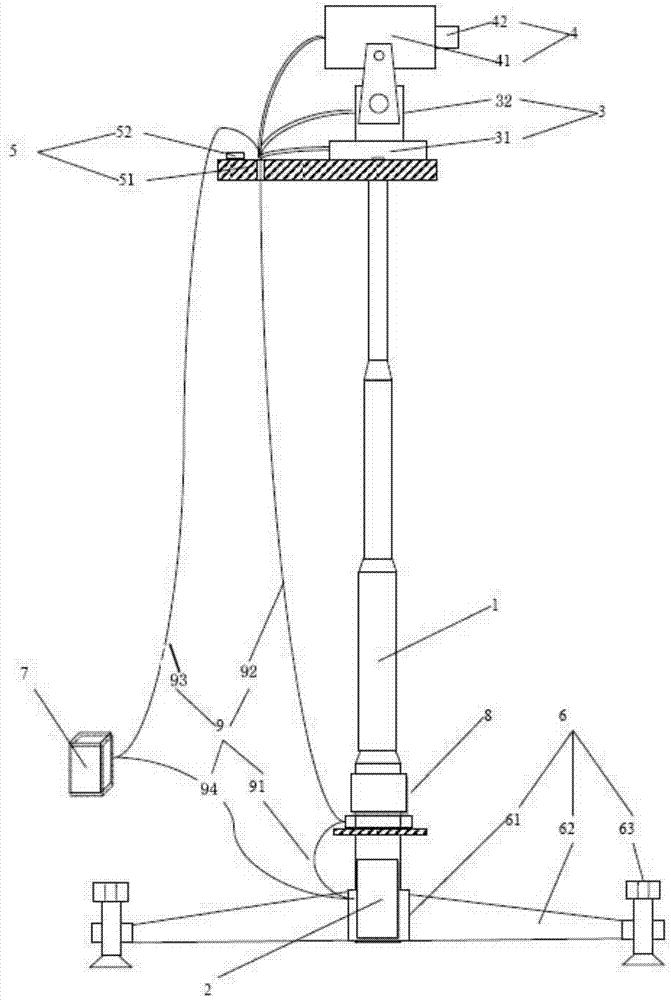 A kind of LED display field testing device and testing method