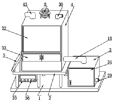 Domestic sewage treatment equipment