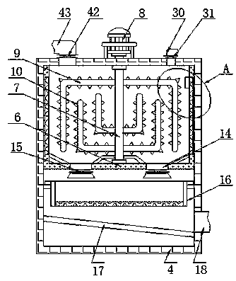 Domestic sewage treatment equipment