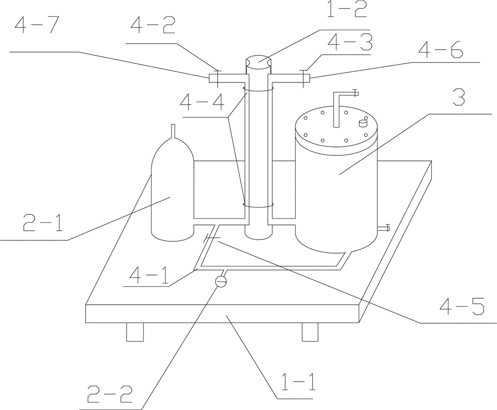 A constant temperature and pressure sealing test device