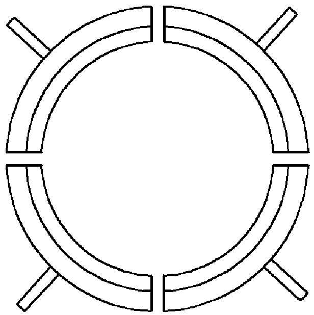 Cable blind sample manufacturing device and method for testing