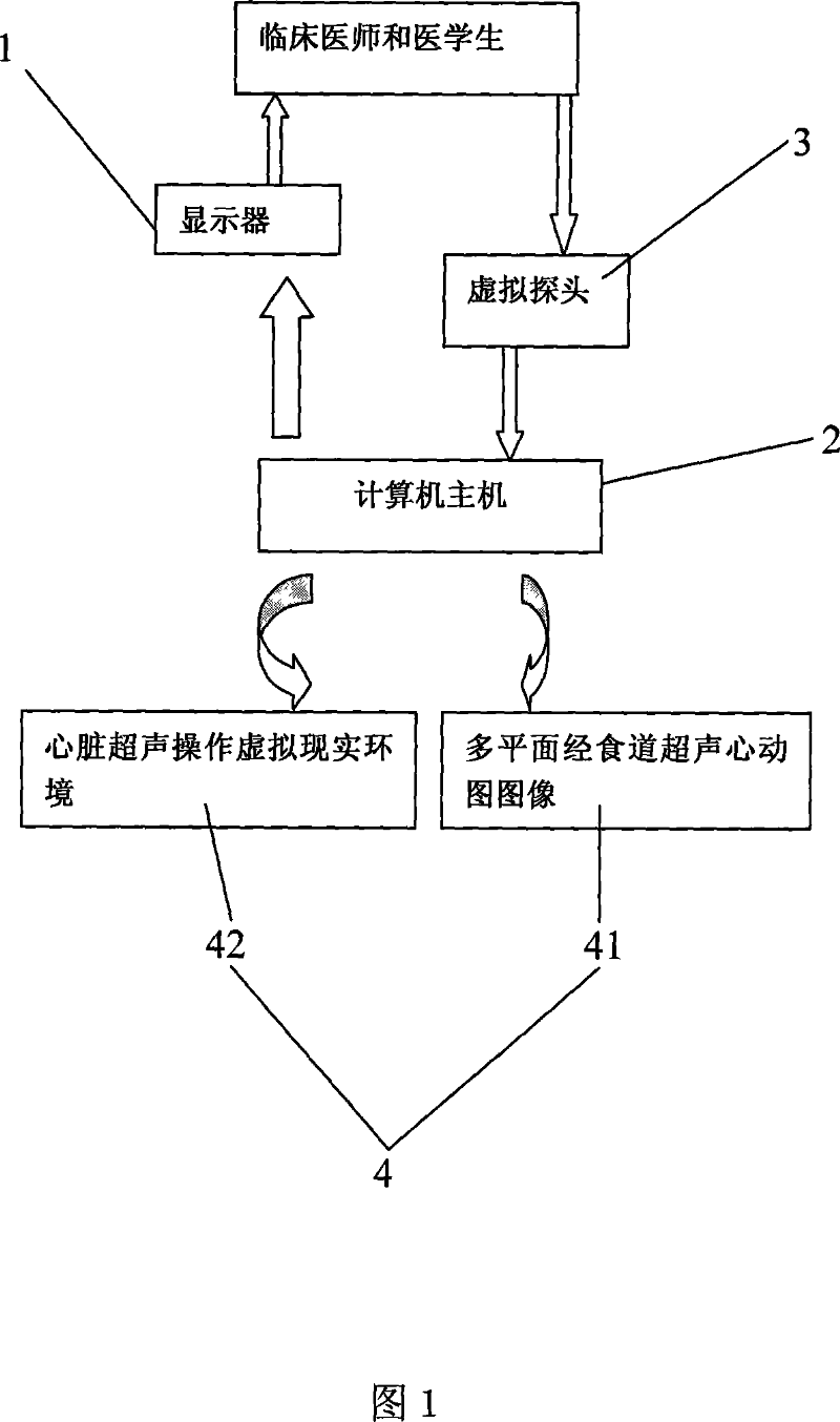 System of obtaining the echocardiography by the dummy gullet passing and the method for realizing the same