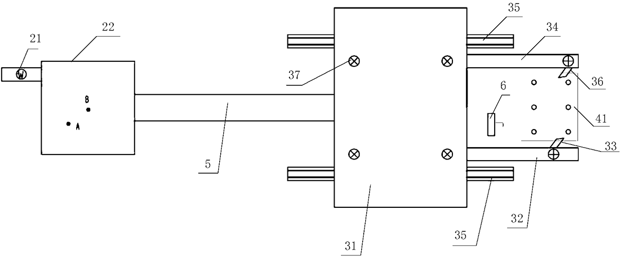 Parallel translation type numerical control copying device for piston ring processing