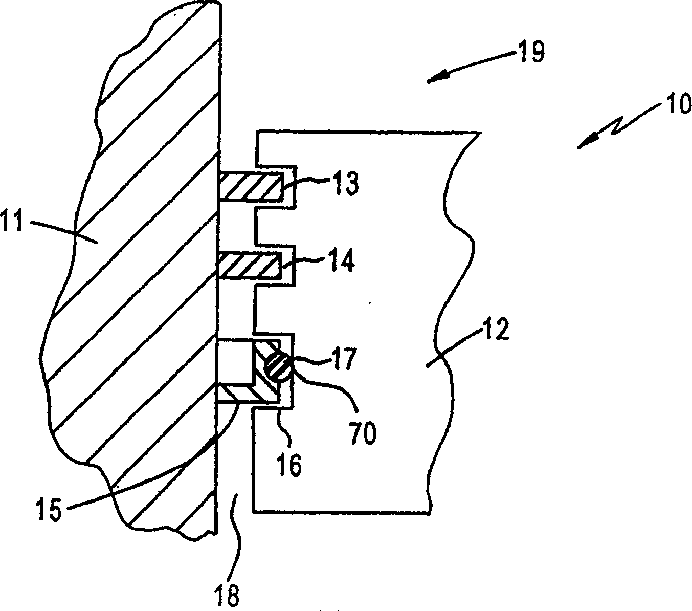 Self lubricated non-sealed piston ring for IC engine fastener driving tool