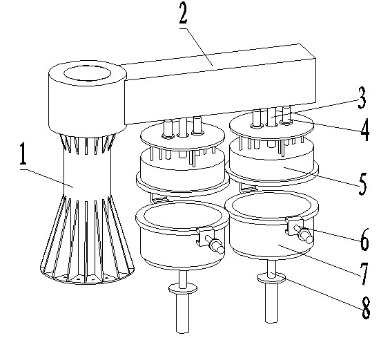 Blast-furnace ironmaking energy-saving novel process and equipment