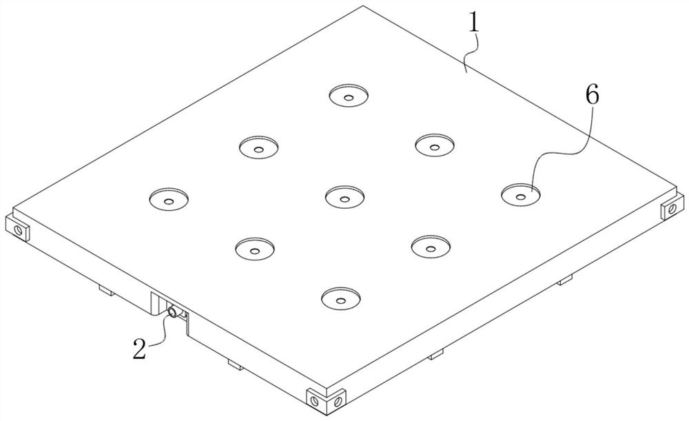 Aluminum frame plastic-steel-coated building formwork