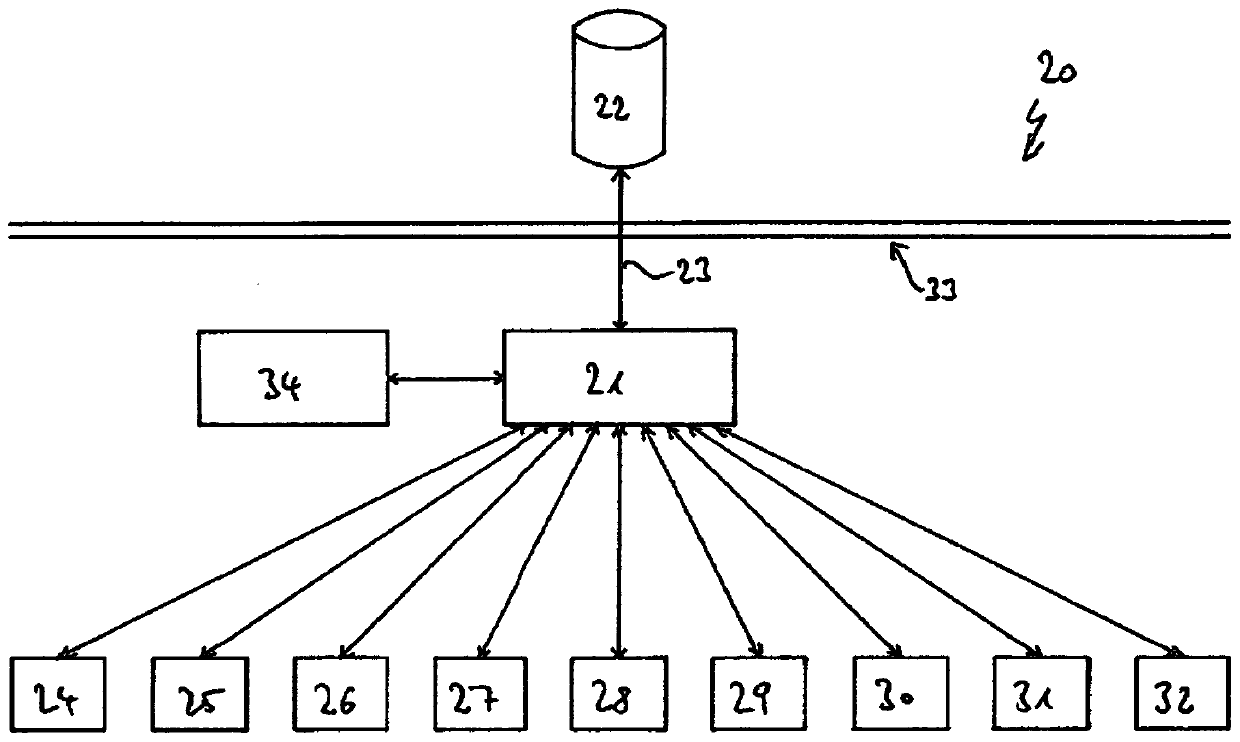 Method and data detection device for providing, retrieving and using a data element in a process for producing plastic sheet materiall