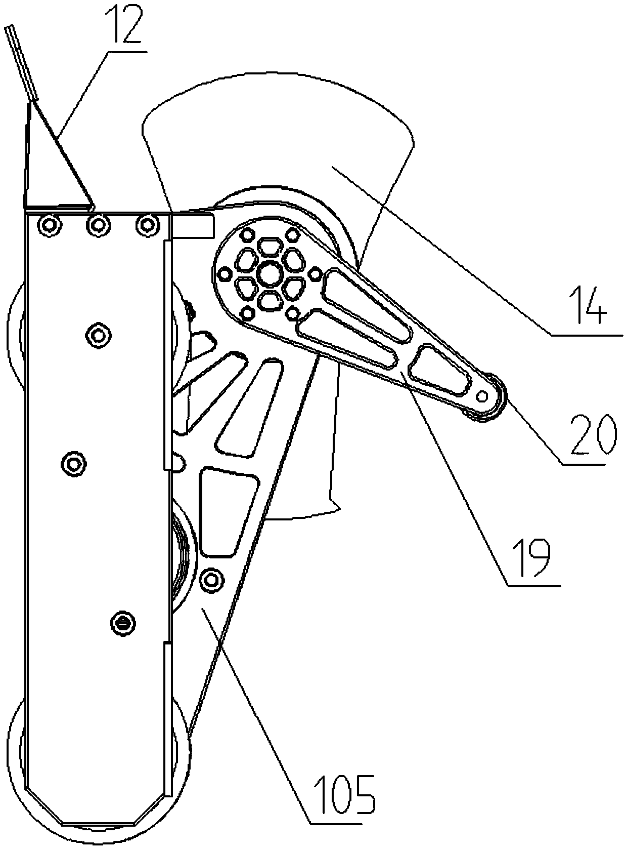 Vertical rotating weapon fighting robot