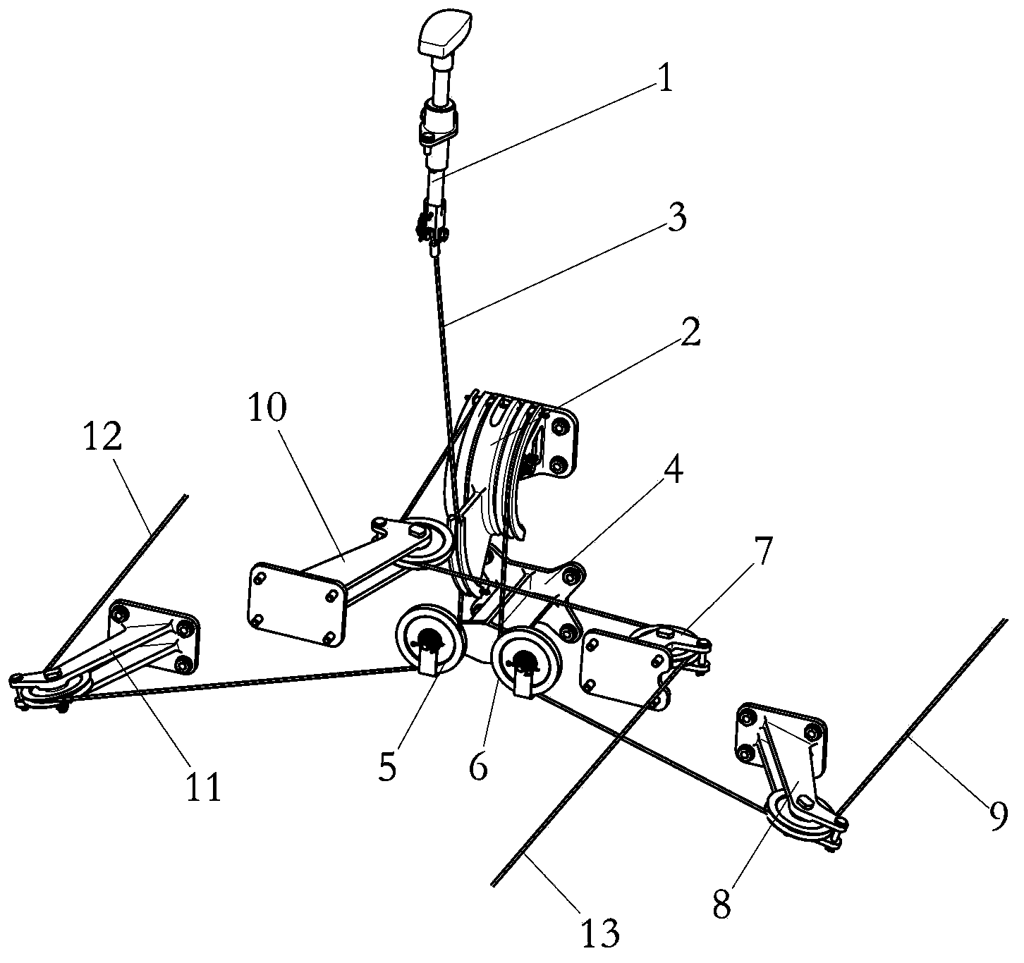 Manual jettisoning system of landing gear