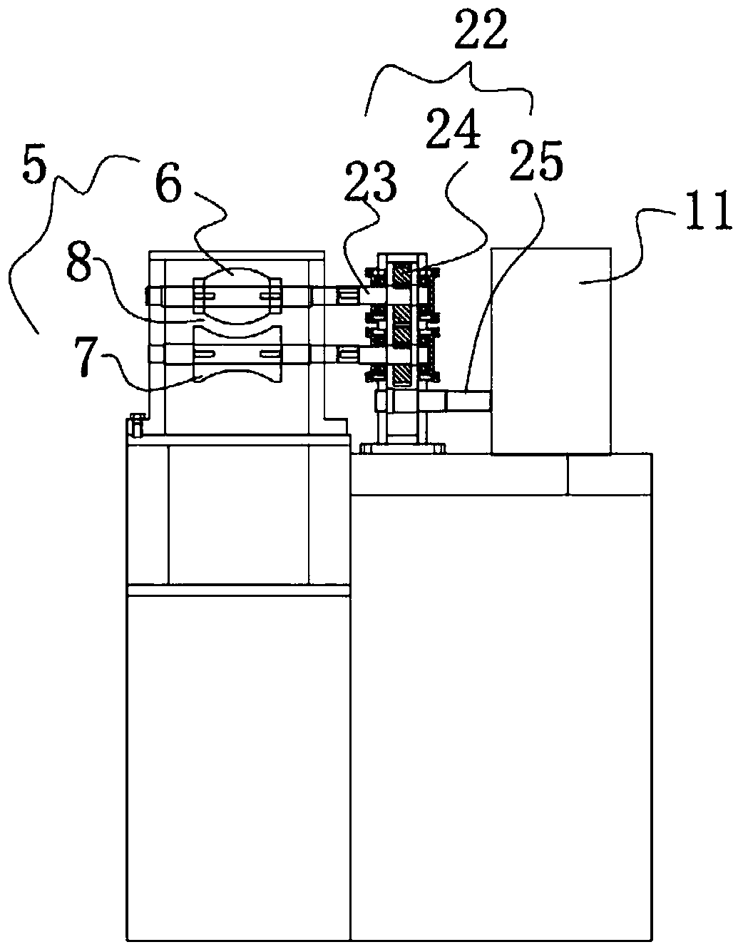 Bamboo unfolding device