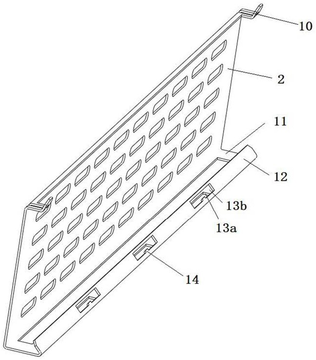 Anti-falling fastener-free cable mounting plate device