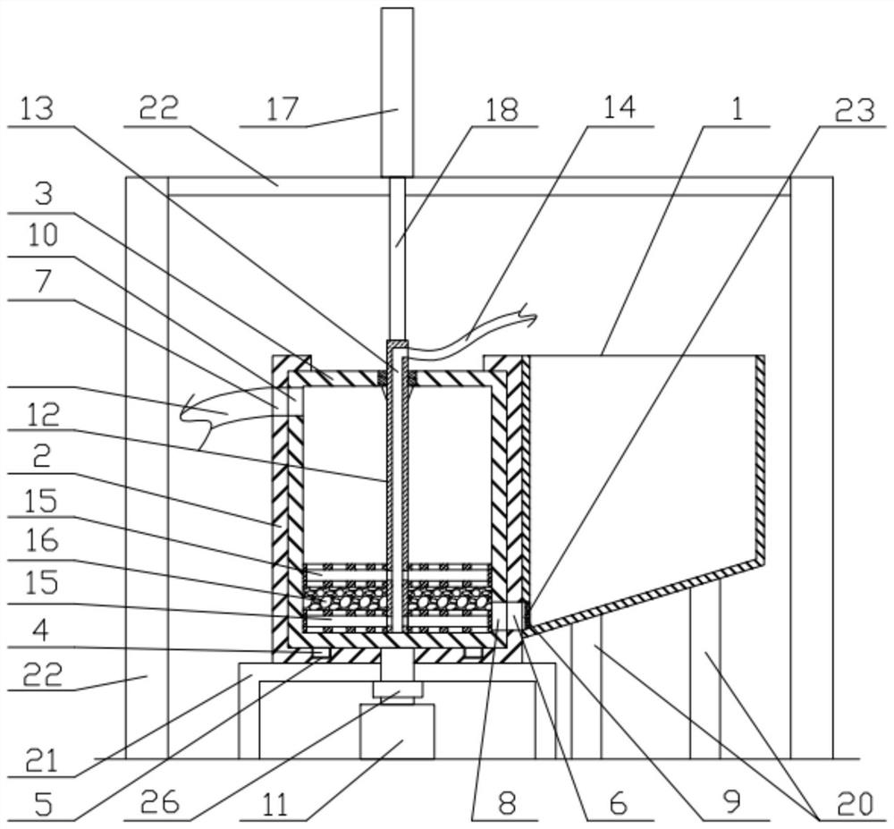 A waste water aeration device for water supply and drainage