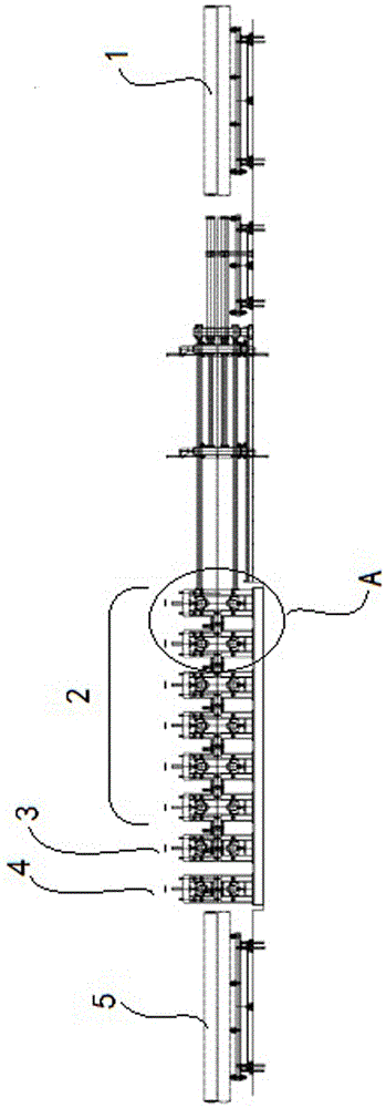 Flexible forming method of secondary forming square tube