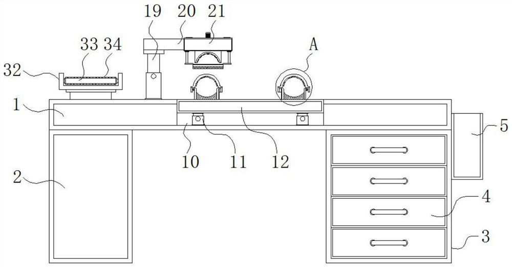 Nursing workbench for vaccination