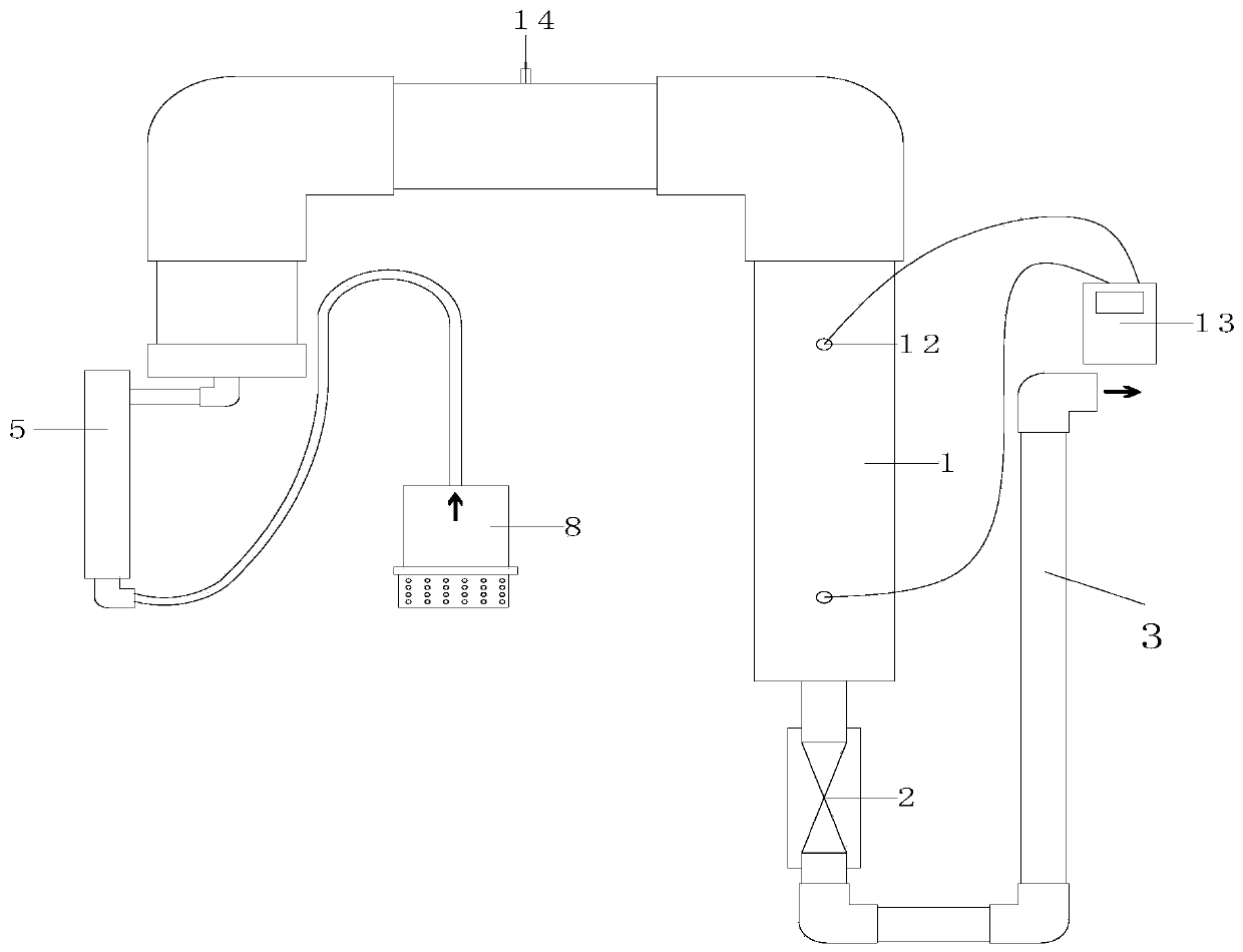 Device and method for measuring permeability of steel slag concrete