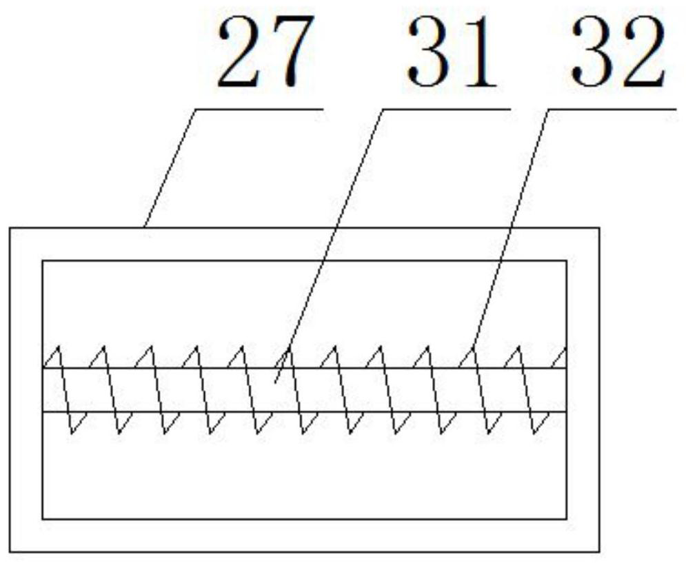 Indoor circulating ventilation device for laying hen breeding