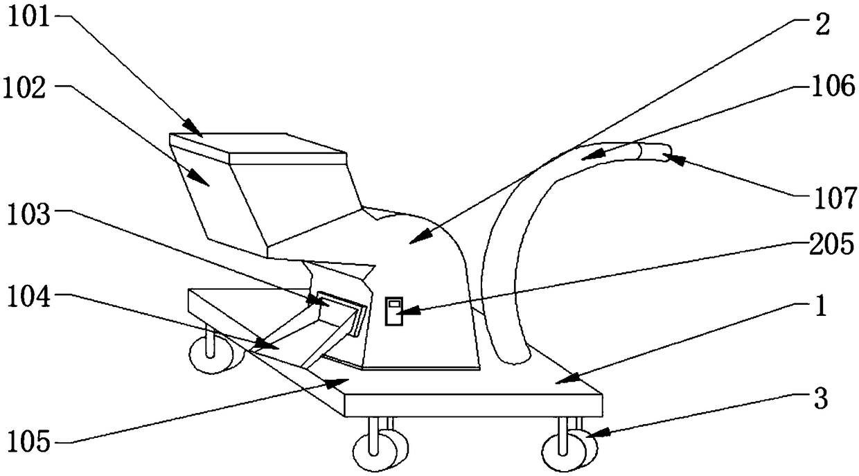 Movable hopper of compound fertilizer production equipment