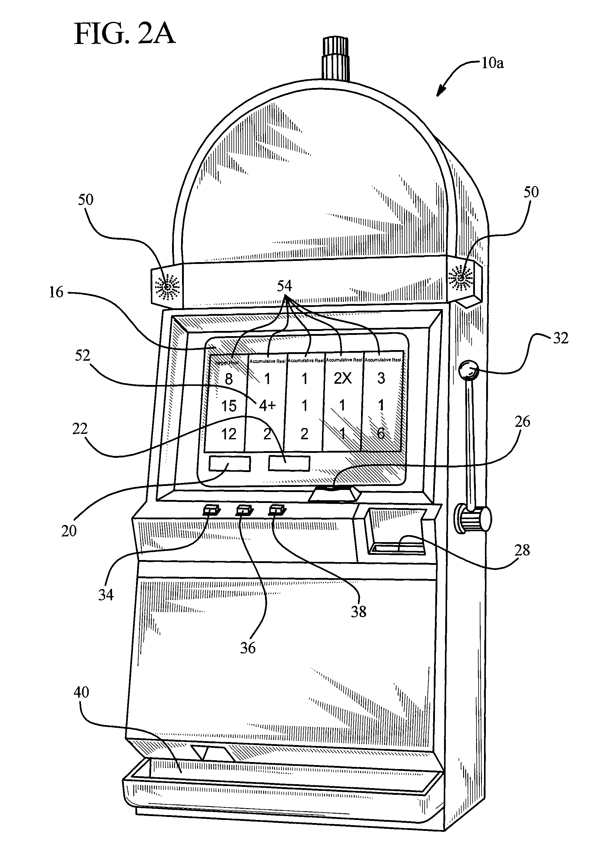 Gaming device and method providing calculated reel symbol evaluation