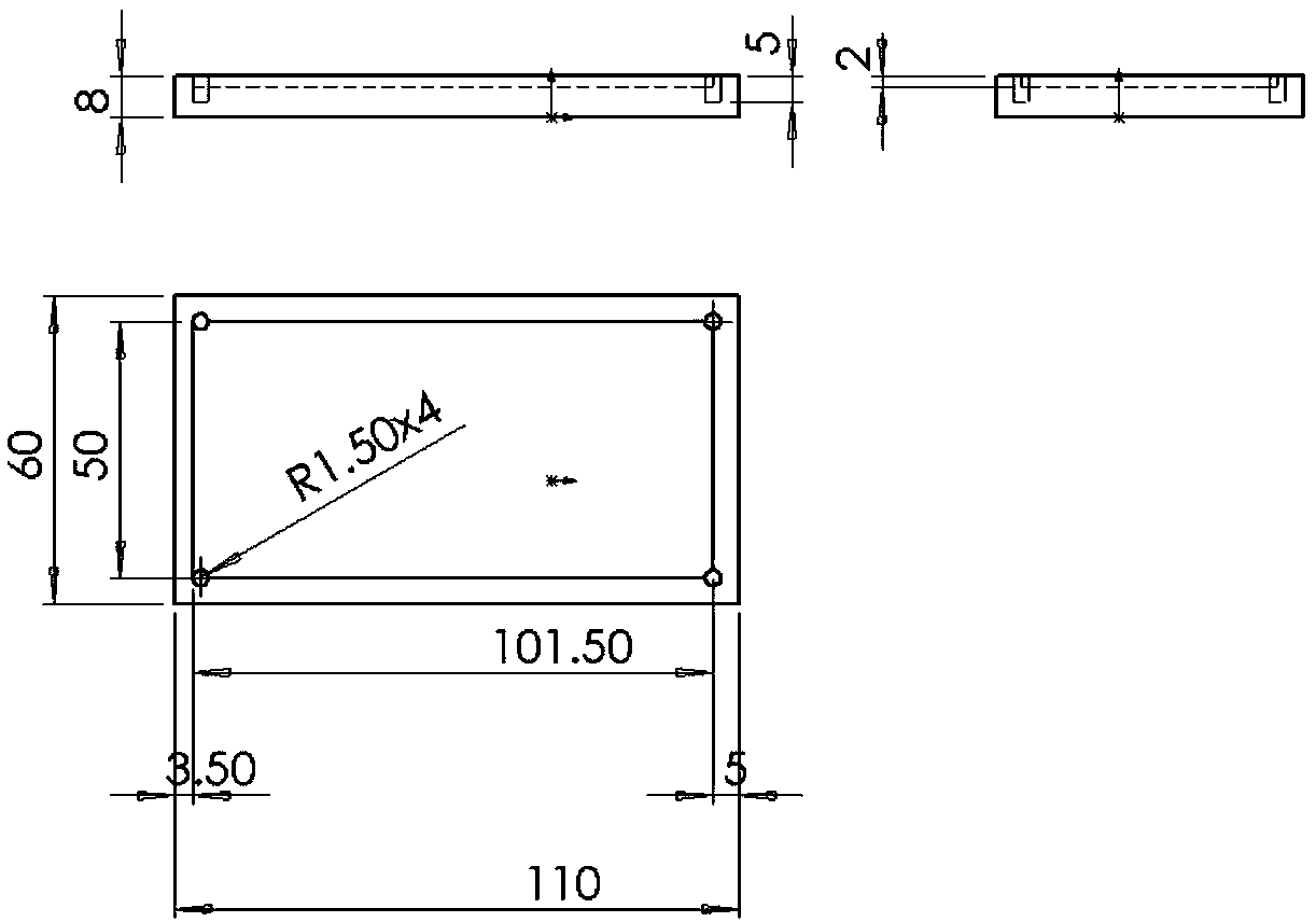 Clamp facilitating PDMS (Polydimethylsiloxane) die releasing and method for preparing PDMS layer thereby