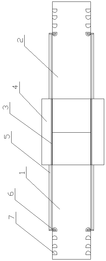 Flexible connection device of air conditioner pipes