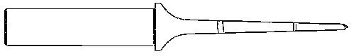 Tungsten steel flat drill