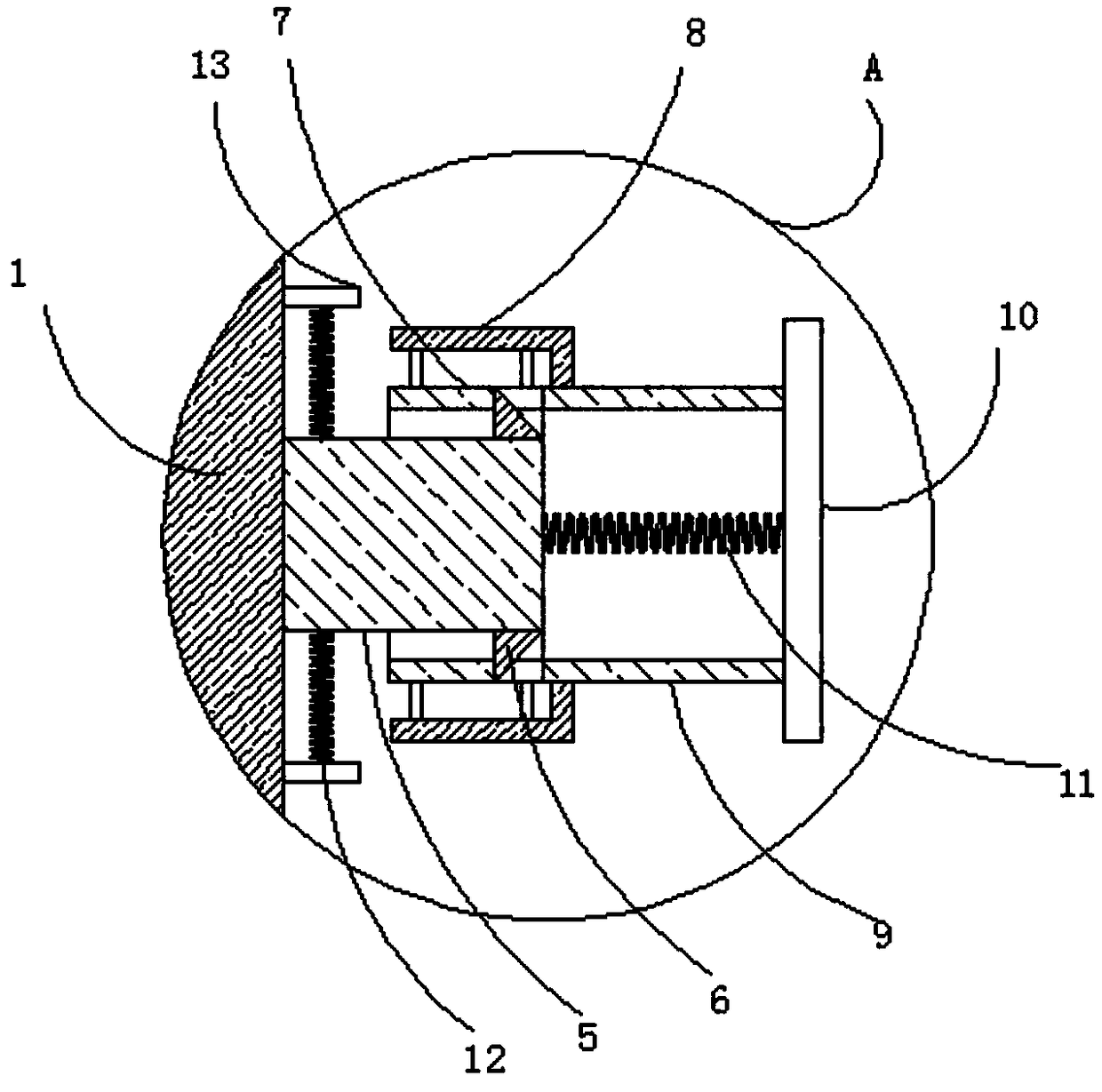 Inner-layer nanometer micropore heat insulation structure for smelting furnace