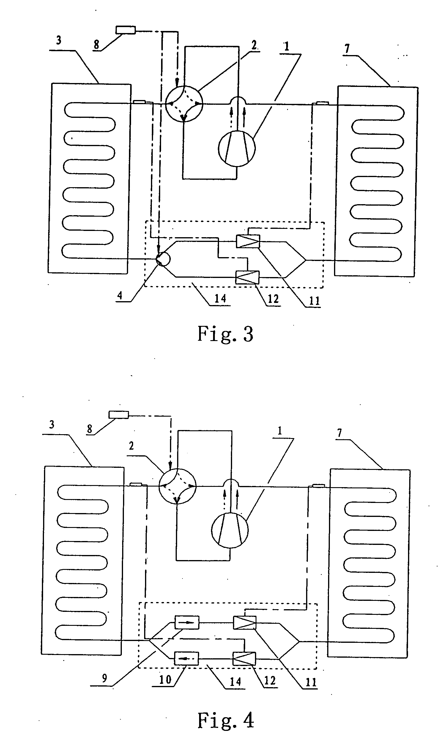 Air-conditioner with both cooling and warming functions