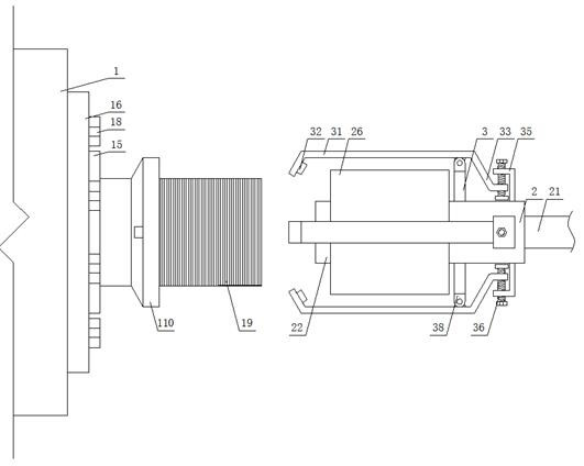 Emergency power supply quick access connector based on power distribution network power supply interruption caused by natural disasters