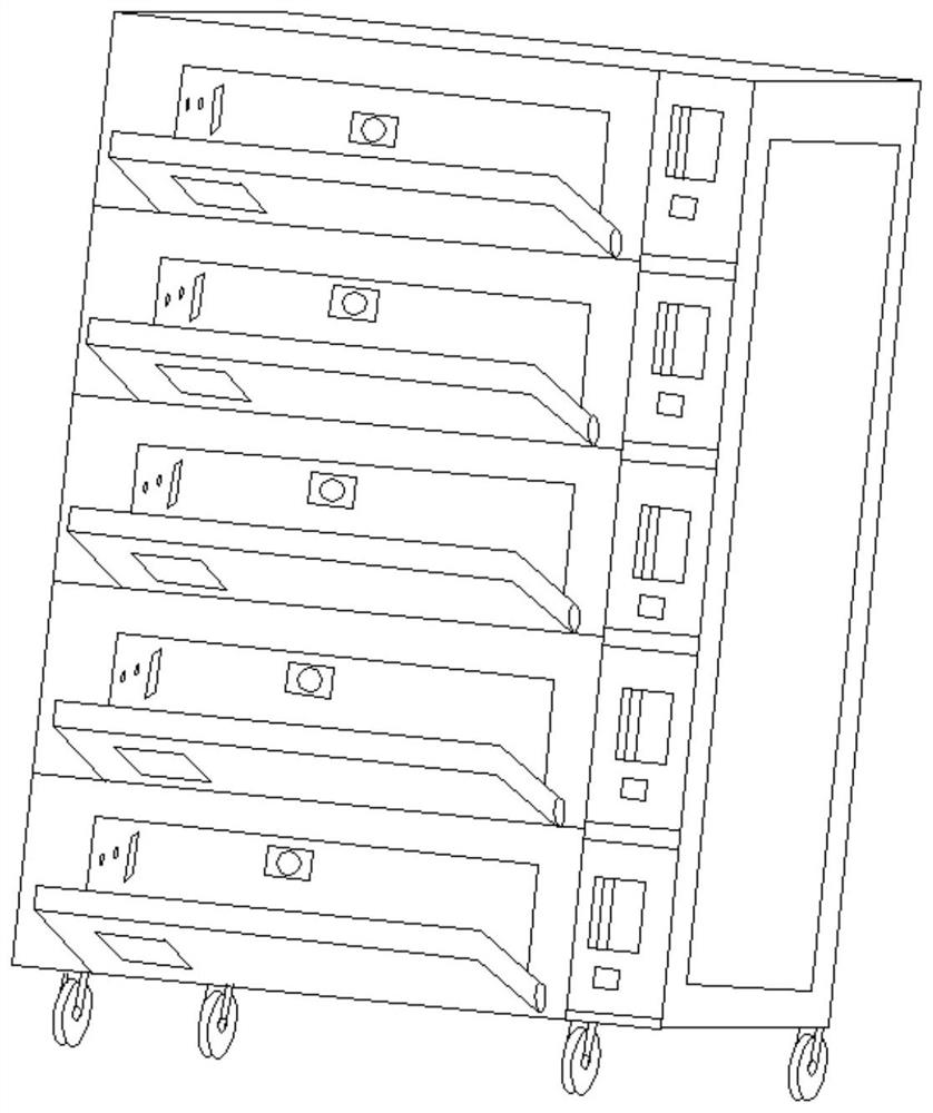 Novel machine integrated with degerming, peculiar smell removing, aroma enhancing and baking functions