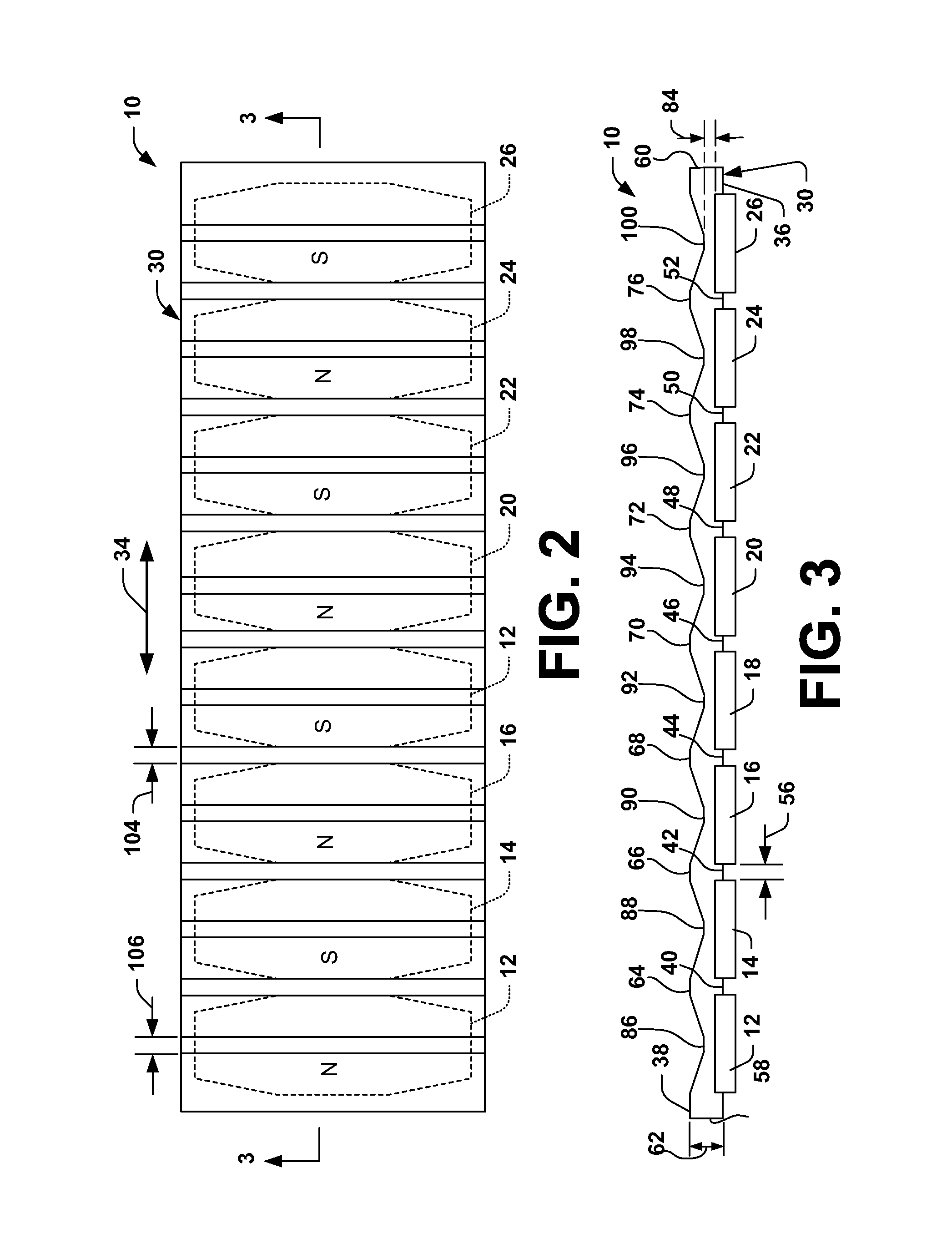 High performance motor and magnet assembly therefor