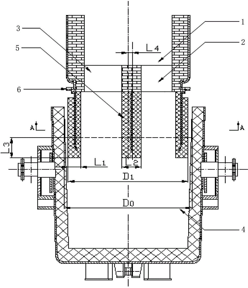 Dipping tubes used in rh vacuum refining units