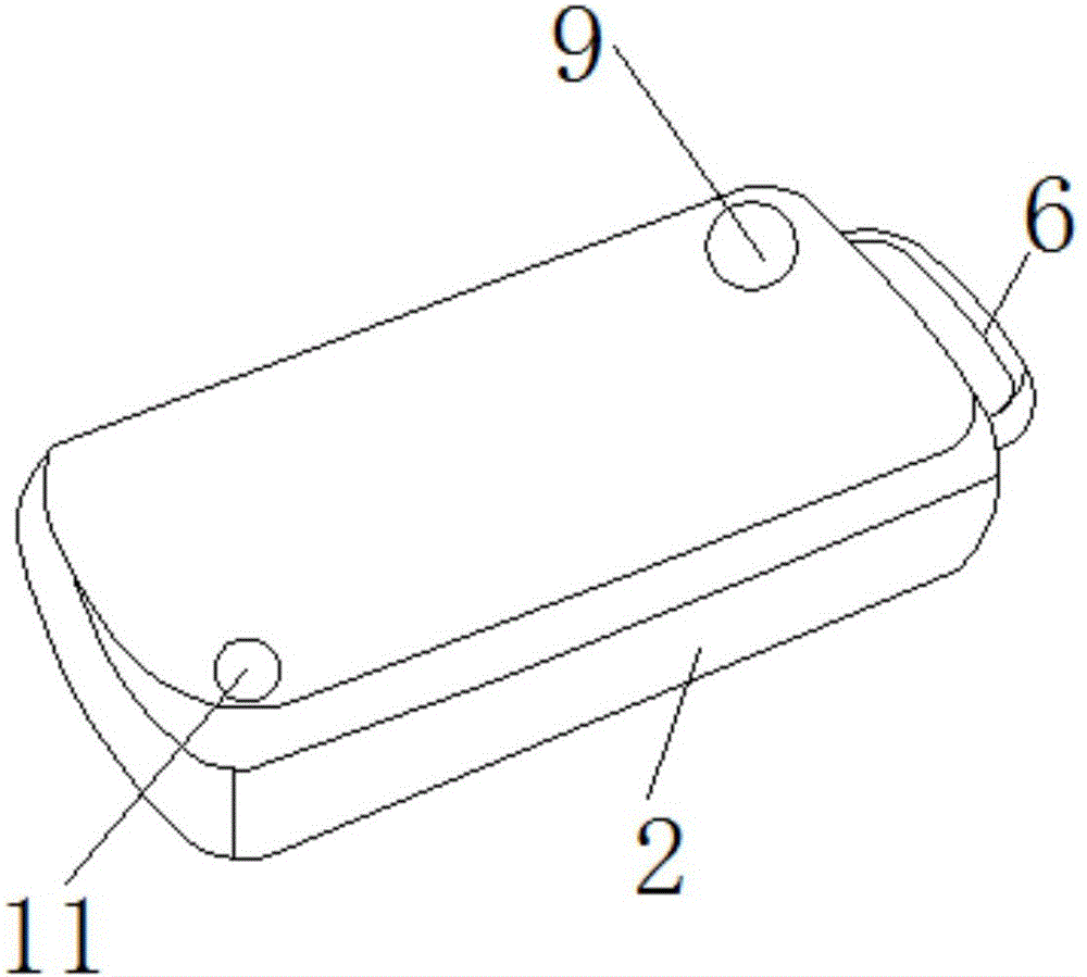 Automobile remote key with touch screen