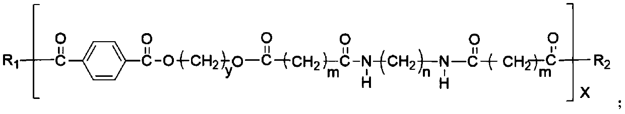 Polyesteramide as well as preparation method and application thereof