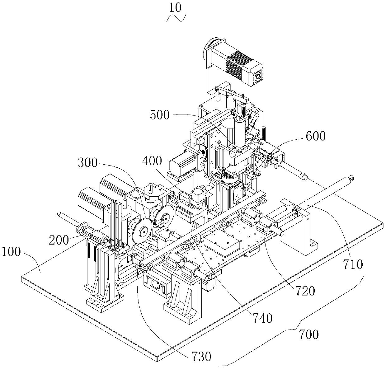 Key machining device