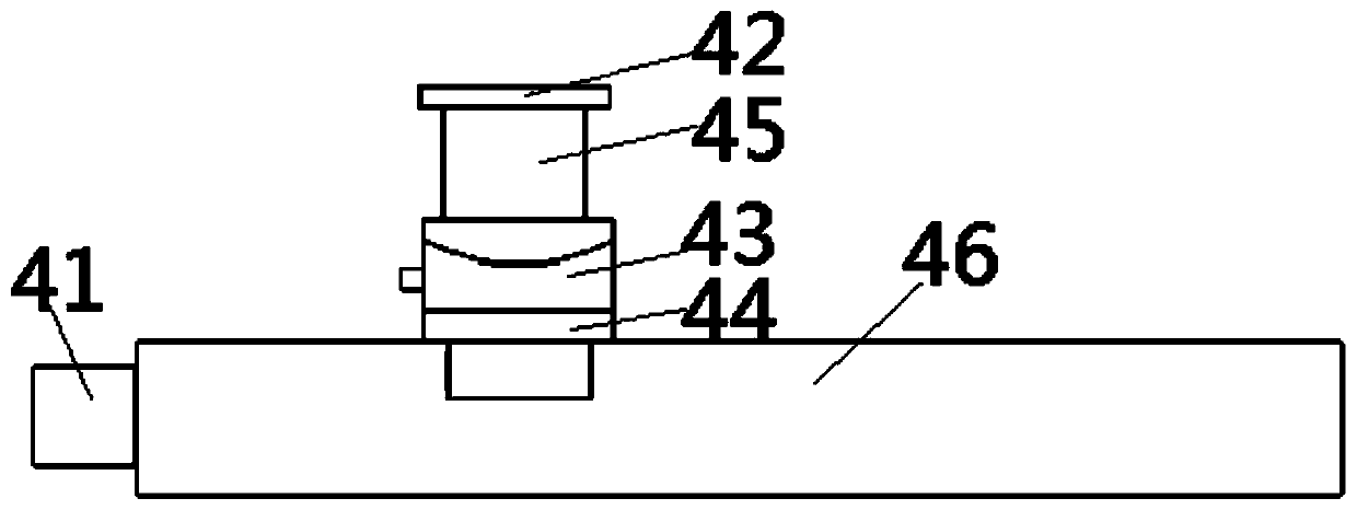 Geometric calibration device of push-broom type imaging spectrometer