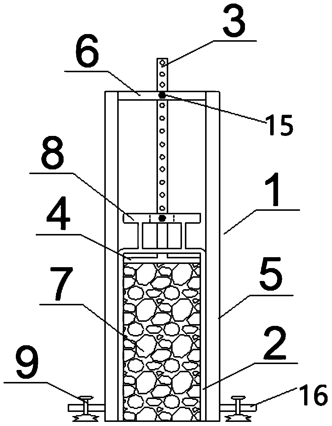 Mold for preparing test piece of geotechnical model and preparation method