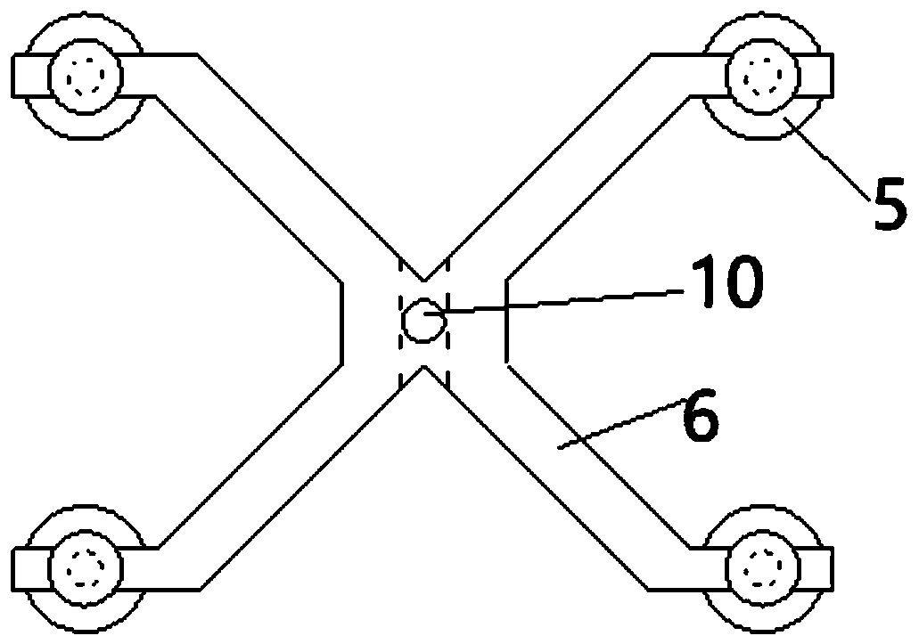 Mold for preparing test piece of geotechnical model and preparation method