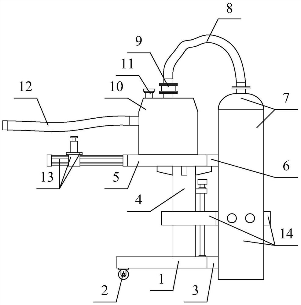 Oxygen breathing machine for breathing nursing