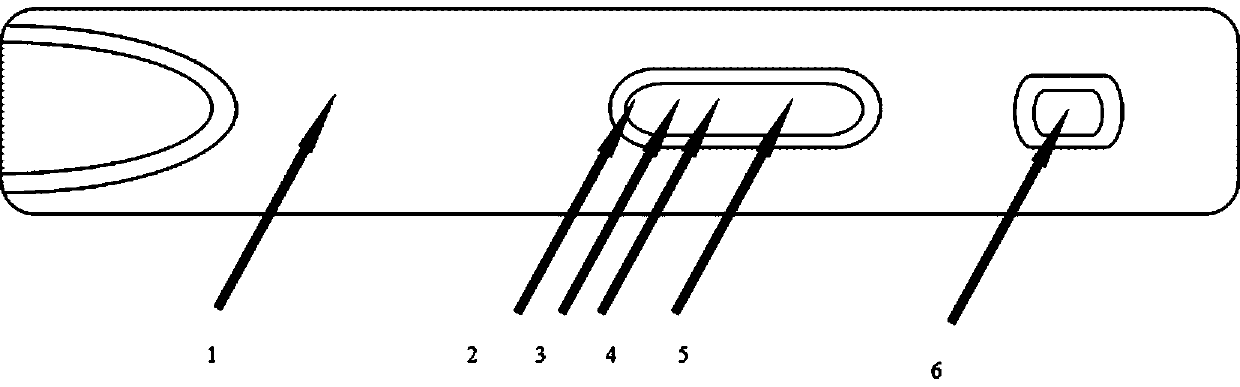 Reagent card for quantitatively detecting tumor necrosis factor alpha and preparation method thereof