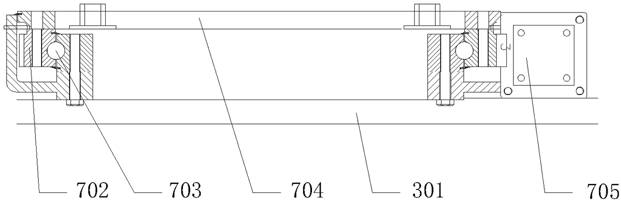 Double-stage lifting type crawler pump truck