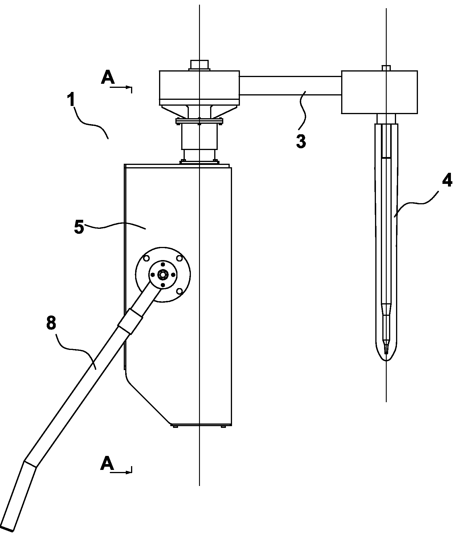 Control device of a stopper-rod