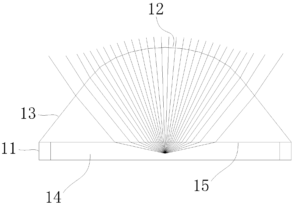 Lens and LED light source device adopting same