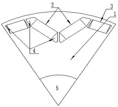 Low-torque ripple built-in permanent magnet motor rotor and method for optimizing magnetic flux density of motor