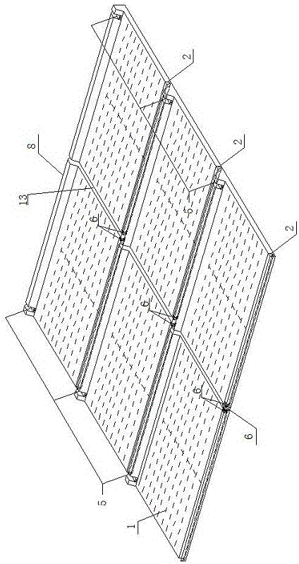 Drained water recycling and nitrogen and phosphorus cascaded percolation, blocking and removal system for paddy field on southern gentle slope land and application method of system