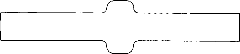 Method for forming long tube part with partial convexity