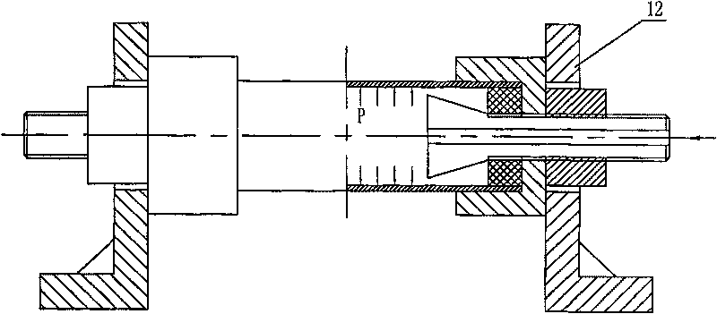 Method for forming long tube part with partial convexity